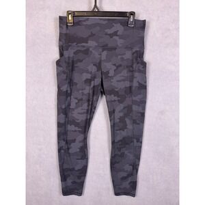 Lululemon Align Leggings Camo Black/Gray 12 Yoga 25" Inseam High Rise